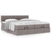 Cadru de pat otoman cu saltele Taupe 180x200cm Material - WALTI WALTI