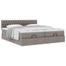 Cadru de pat otoman cu saltele Taupe 180x200cm Material - WALTI WALTI