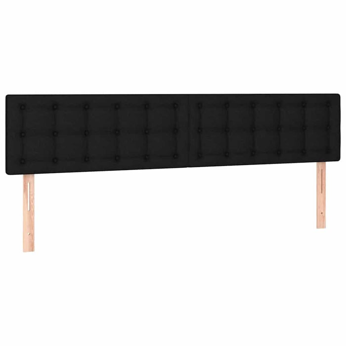 Cadru de pat otoman cu saltele, material negru 160x200cm - WALTI WALTI
