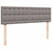 Cadru de pat otoman cu saltele Taupe 160x200cm Material - WALTI WALTI