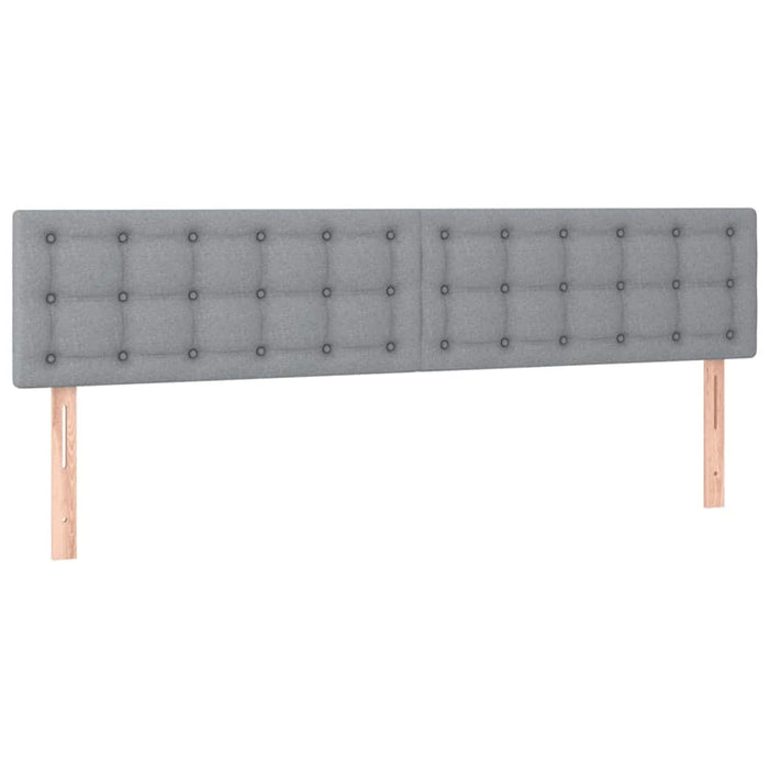 Cadru de pat otoman cu saltele Gri deschis 180x200cm Material - WALTI WALTI