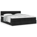 Cadru de pat otoman cu saltele, material negru 180x200cm - WALTI WALTI