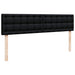 Cadru de pat otoman cu saltele, material negru 180x200cm - WALTI WALTI