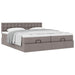 Cadru de pat otoman cu saltele Taupe 180x200cm Material - WALTI WALTI