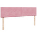 Cadru de pat otoman cu saltele Roz 180x200cm catifea - WALTI WALTI