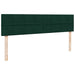Cadru de pat otoman cu saltele, catifea verde închis 180x200cm - WALTI WALTI