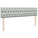 Cadru de pat otoman cu saltele Gri deschis 180x200cm catifea - WALTI WALTI