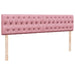 Cadru de pat otoman cu saltele Roz 180x200cm catifea - WALTI WALTI