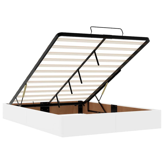 Pat otoman cu saltele și LEDs, 140x190cm, piele ecologică - WALTI WALTI