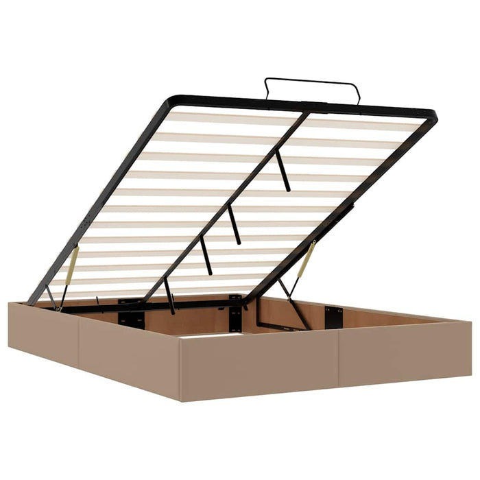 Pat otoman cu saltele și LEDs, 140x190cm, piele ecologică - WALTI WALTI