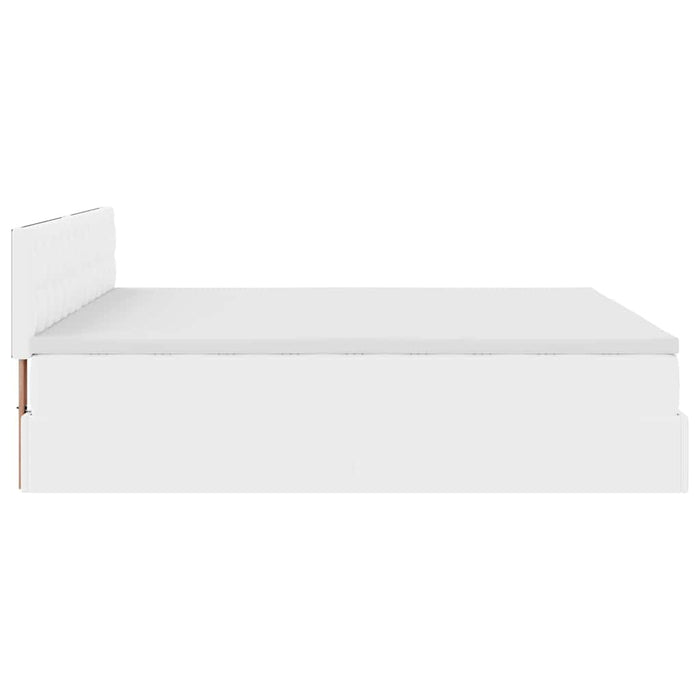 Pat otoman cu saltele și LEDs, 180x200cm, piele ecologică WALTI