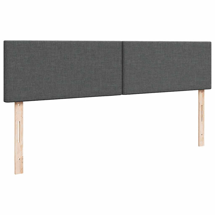 Pat otoman cu saltea și LED-uri, gri închis, 180x200cm, textil - WALTI WALTI