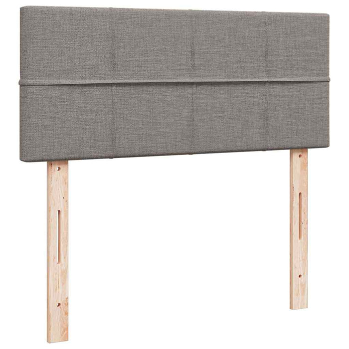 Cadru de pat otoman cu saltea Taupe 120x200cm Material - WALTI WALTI