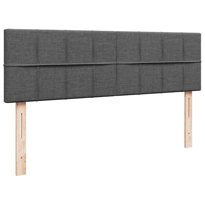 Cadru pat otoman cu saltea țesătură gri închis 160x200 cm - WALTI WALTI