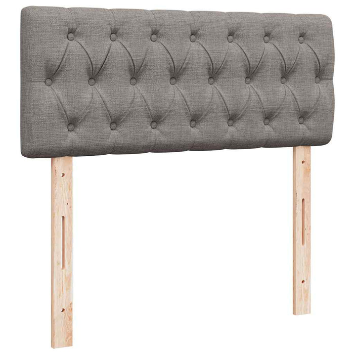Cadru de pat otoman cu saltea Taupe 120x200cm Material - WALTI WALTI