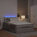 Cadru de pat otoman cu saltea Taupe 120x200cm Material - WALTI WALTI