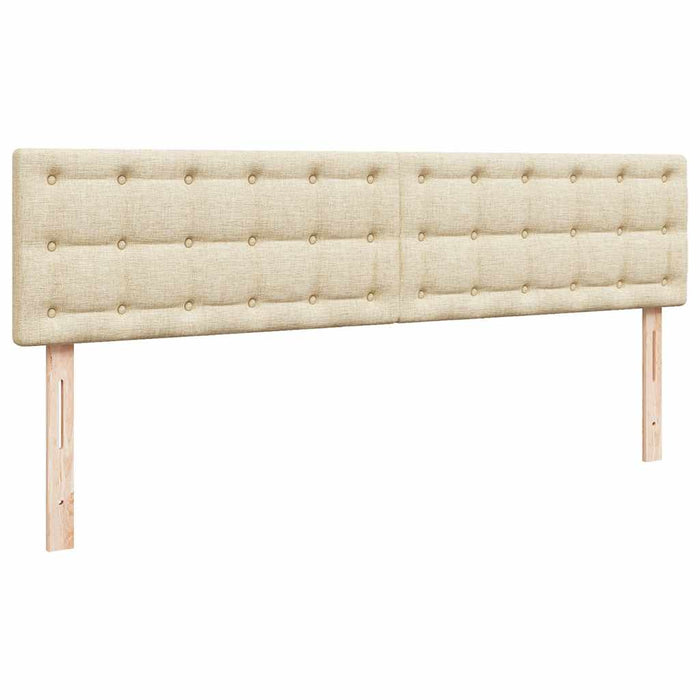 Cadru de pat otoman cu saltea crem 160x200cm stofa - WALTI WALTI