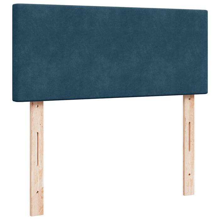 Pat otoman cu saltea și LED-uri, albastru închis, 120x190cm - WALTI WALTI