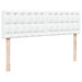 Cadru de pat otoman cu saltea alb 160x200cm piele artificială - WALTI WALTI