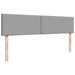 Cadru de pat otoman cu saltele Gri deschis 160x200cm Material - WALTI WALTI