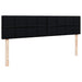 Cadru de pat otoman cu saltele, material negru 160x200cm - WALTI WALTI