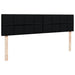 Cadru de pat otoman cu saltele, material negru 180x200cm - WALTI WALTI