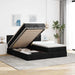 Cadru de pat otoman cu saltele, material negru 180x200cm - WALTI WALTI