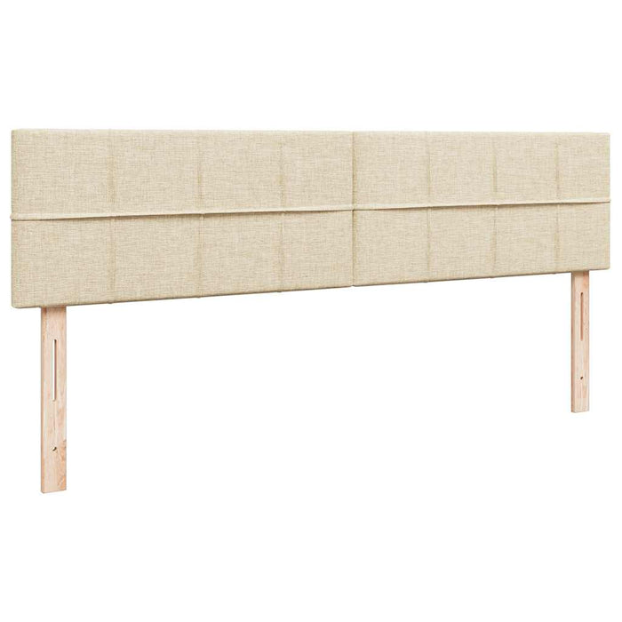 Cadru de pat otoman cu saltele crem 200x200cm stofa - WALTI WALTI