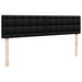 Cadru de pat otoman cu saltele, material negru 160x200cm - WALTI WALTI