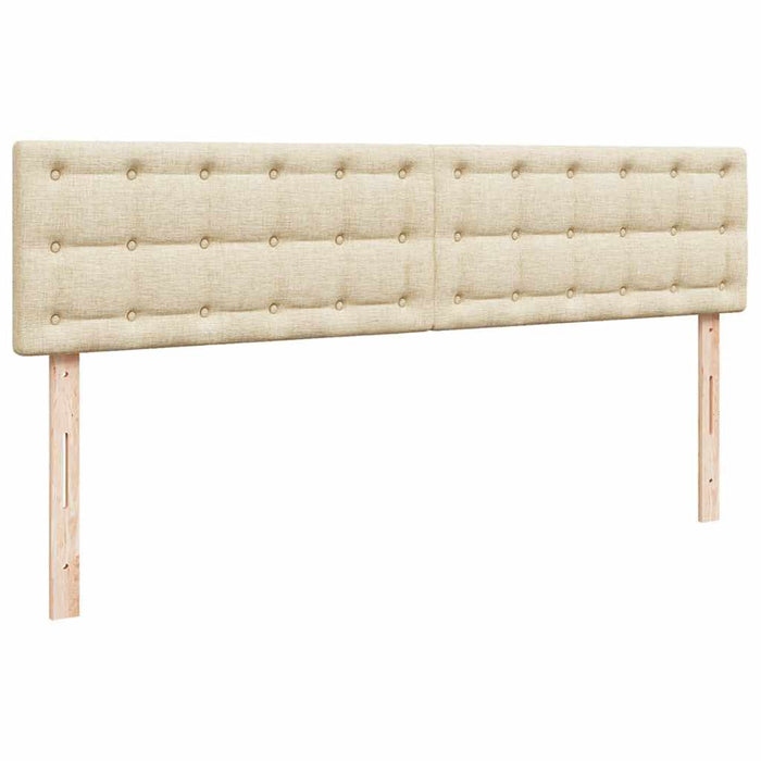 Cadru de pat otoman cu saltele crem 180x200cm stofa - WALTI WALTI