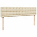 Cadru de pat otoman cu saltele crem 180x200cm stofa - WALTI WALTI