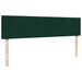 Cadru de pat otoman cu saltele, catifea verde închis 180x200cm - WALTI WALTI