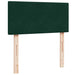 Cadru de pat otoman cu saltele Verde închis 160x200cm catifea - WALTI WALTI
