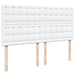 Cadru de pat otoman cu saltele alb 180x200cm piele artificială - WALTI WALTI