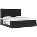 Cadru de pat otoman saltele Negru 200x200cm piele artificială - WALTI WALTI