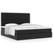 Cadru de pat otoman saltele Negru 200x200cm piele artificială - WALTI WALTI