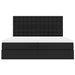 Cadru de pat otoman saltele Negru 200x200cm piele artificială - WALTI WALTI