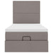 Cadru de pat otoman cu saltea Taupe 90x190cm Material - WALTI WALTI