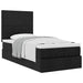Pat otoman cu saltea negru 100x200 cm stofa - WALTI WALTI
