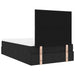 Cadru de pat otoman cu saltea Negru 120x190 cm Tesatura - WALTI WALTI