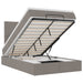 Cadru de pat otoman cu saltea Taupe 120x190 cm Material - WALTI WALTI