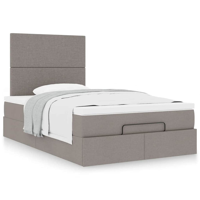 Cadru de pat otoman cu saltea Taupe 120x190 cm Material - WALTI WALTI