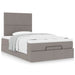 Cadru de pat otoman cu saltea Taupe 120x190 cm Material - WALTI WALTI