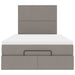 Cadru de pat otoman cu saltea Taupe 120x190 cm Material - WALTI WALTI