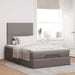 Cadru de pat otoman cu saltea Taupe 120x200cm Material - WALTI WALTI