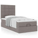 Cadru de pat otoman cu saltea Taupe 80x200cm Material - WALTI WALTI