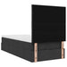 Pat otoman cu saltea negru 100x200 cm stofa - WALTI WALTI