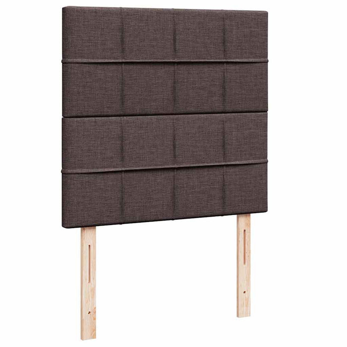 Pat otoman cu saltea țesătură maro închis 100x200 cm - WALTI WALTI