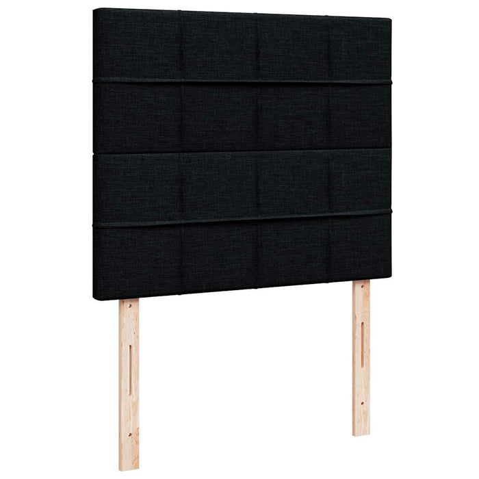 Cadru de pat otoman cu saltea Negru 120x190 cm Tesatura - WALTI WALTI