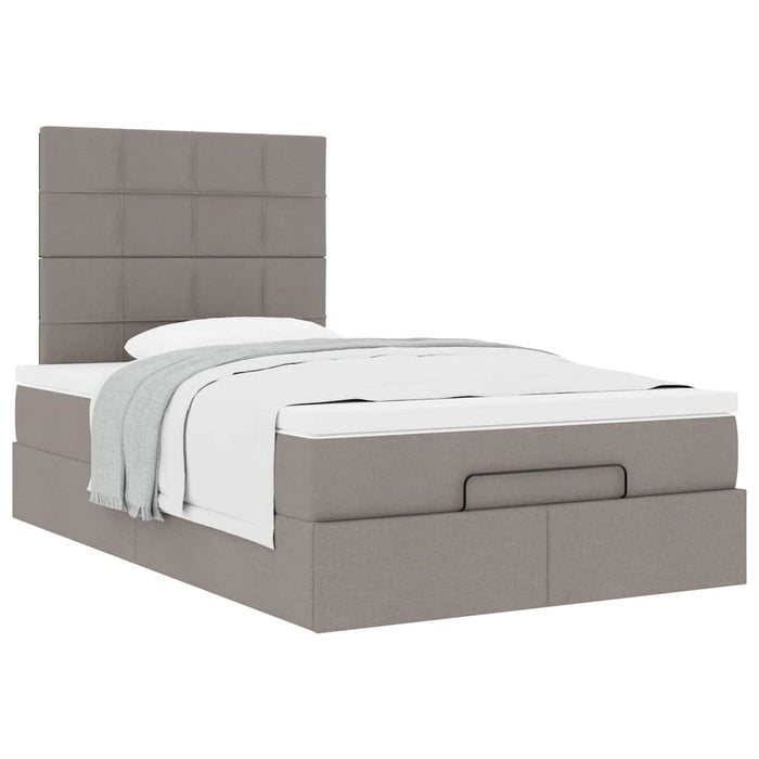 Cadru de pat otoman cu saltea Taupe 120x190 cm Material - WALTI WALTI